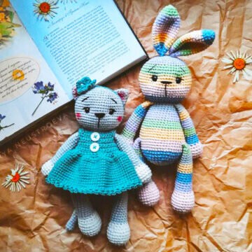 Amigurumi Cat and Bunny Free Pattern