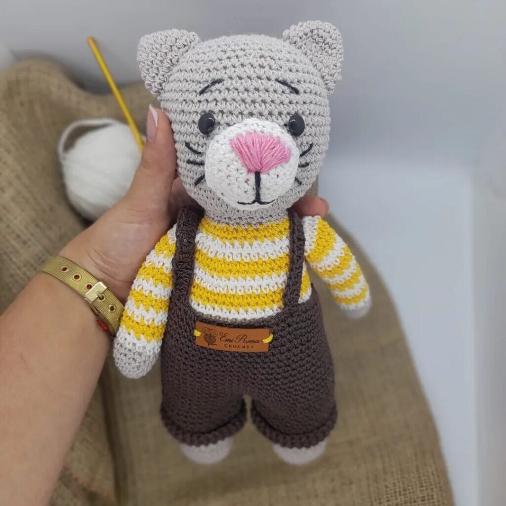 Amigurumi Cat Free Pattern 4