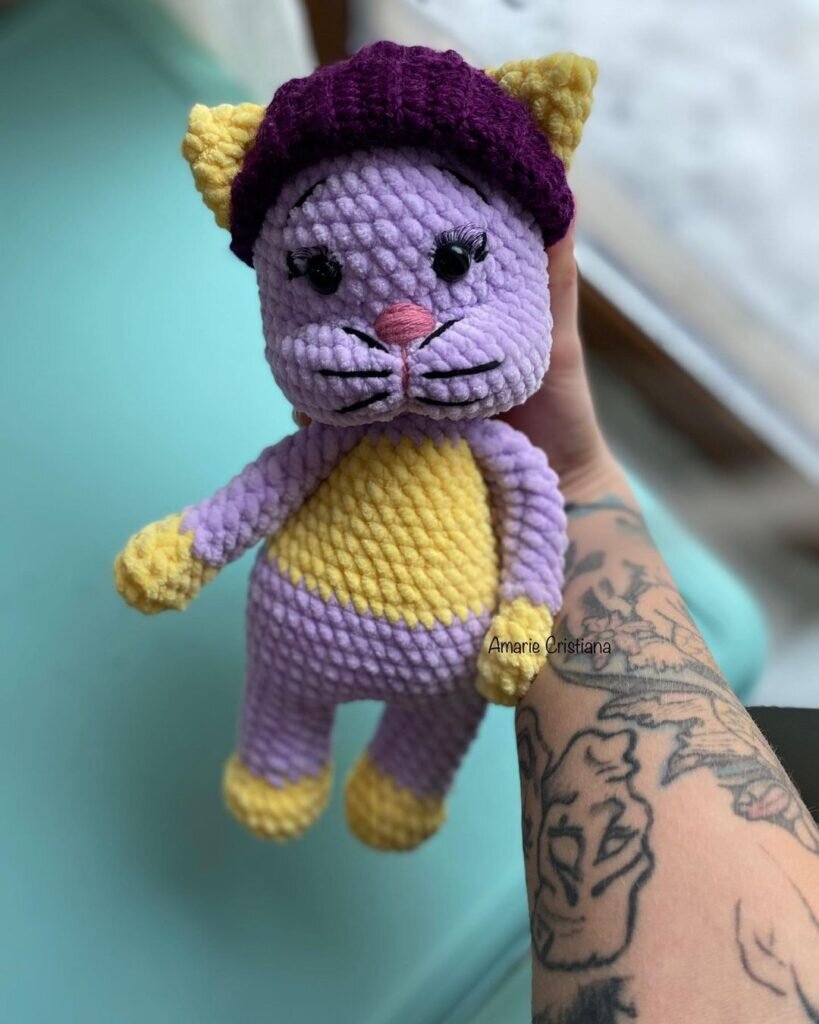 Amigurumi Cat Free Pattern 6