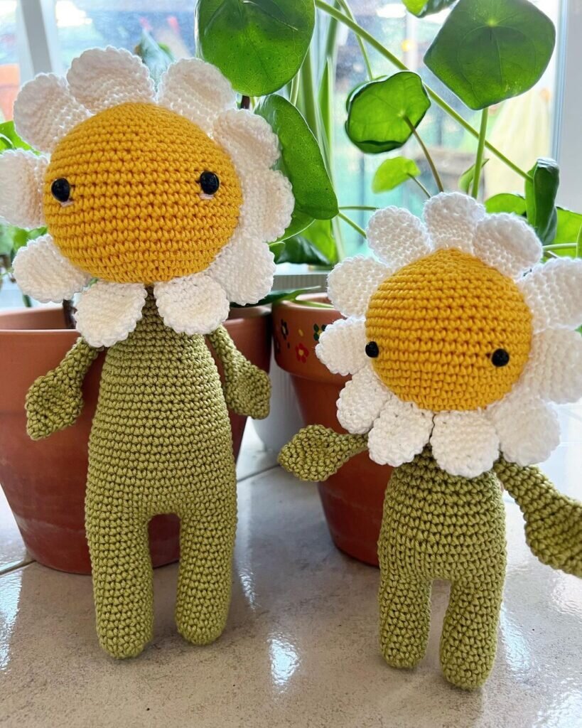 Amigurumi Cheerful Sunflower Crochet Pattern 2