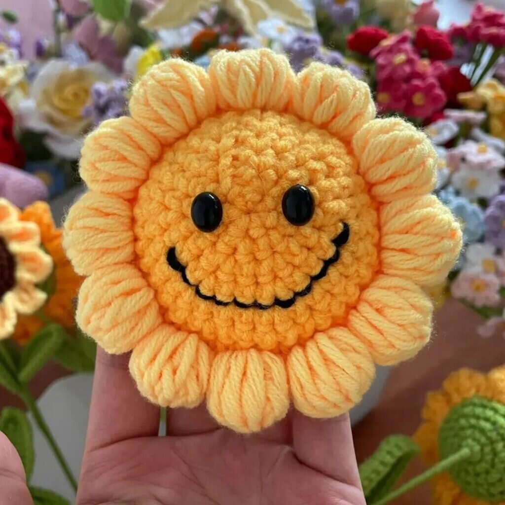 Amigurumi Cheerful Sunflower Crochet Pattern 3