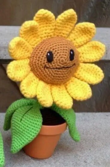 Amigurumi Cheerful Sunflower Crochet Pattern