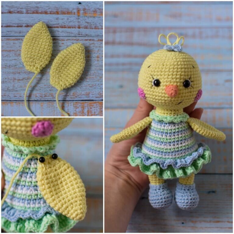 Amigurumi Chicken Toy Free Pattern 1