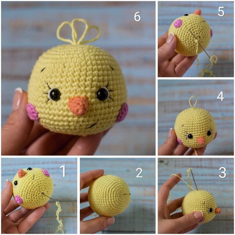 Amigurumi Chicken Toy Free Pattern 2