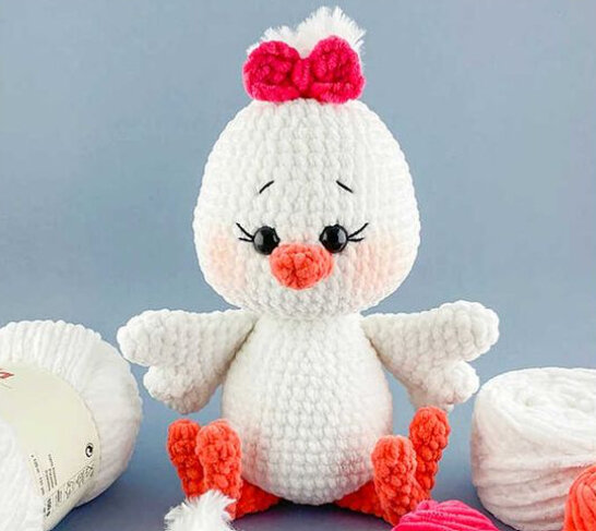 Amigurumi Chicken Toy Free Pattern 9