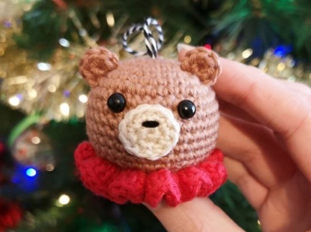 Amigurumi Christmas Deer Ornament Free Pattern 4