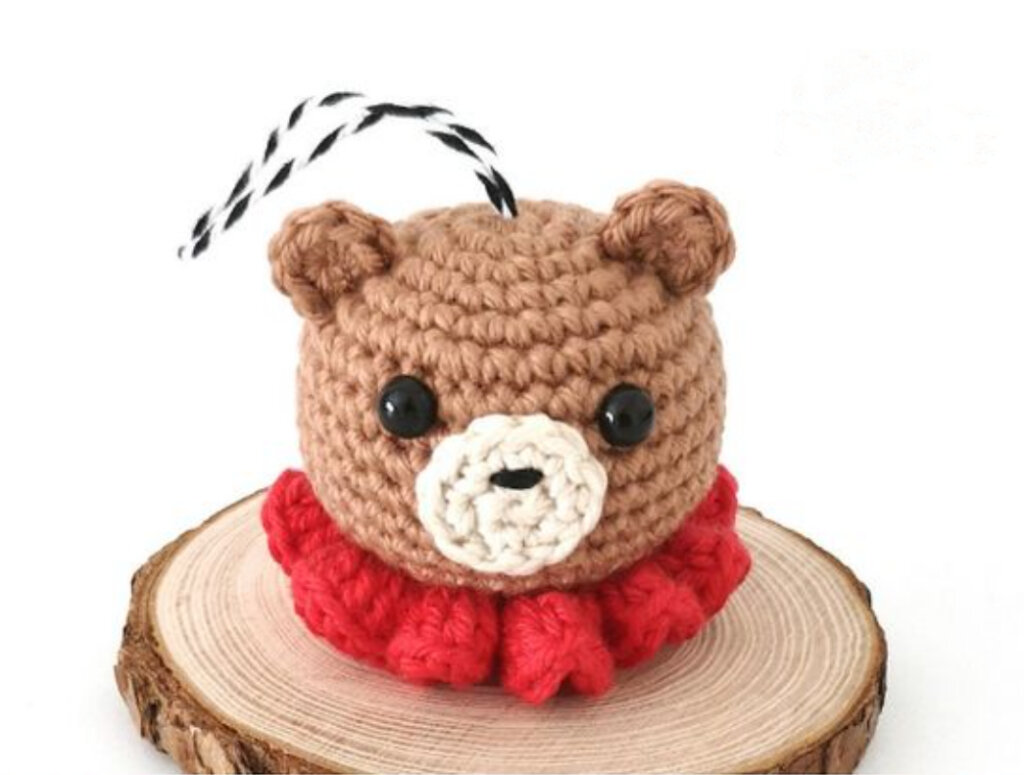 Amigurumi Christmas Deer Ornament Free Pattern 5