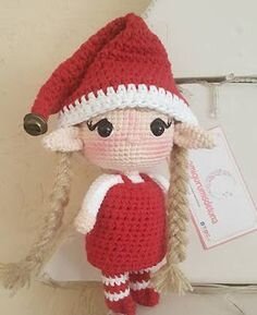 Amigurumi Christmas Dwarf Doll Free Pattern 1