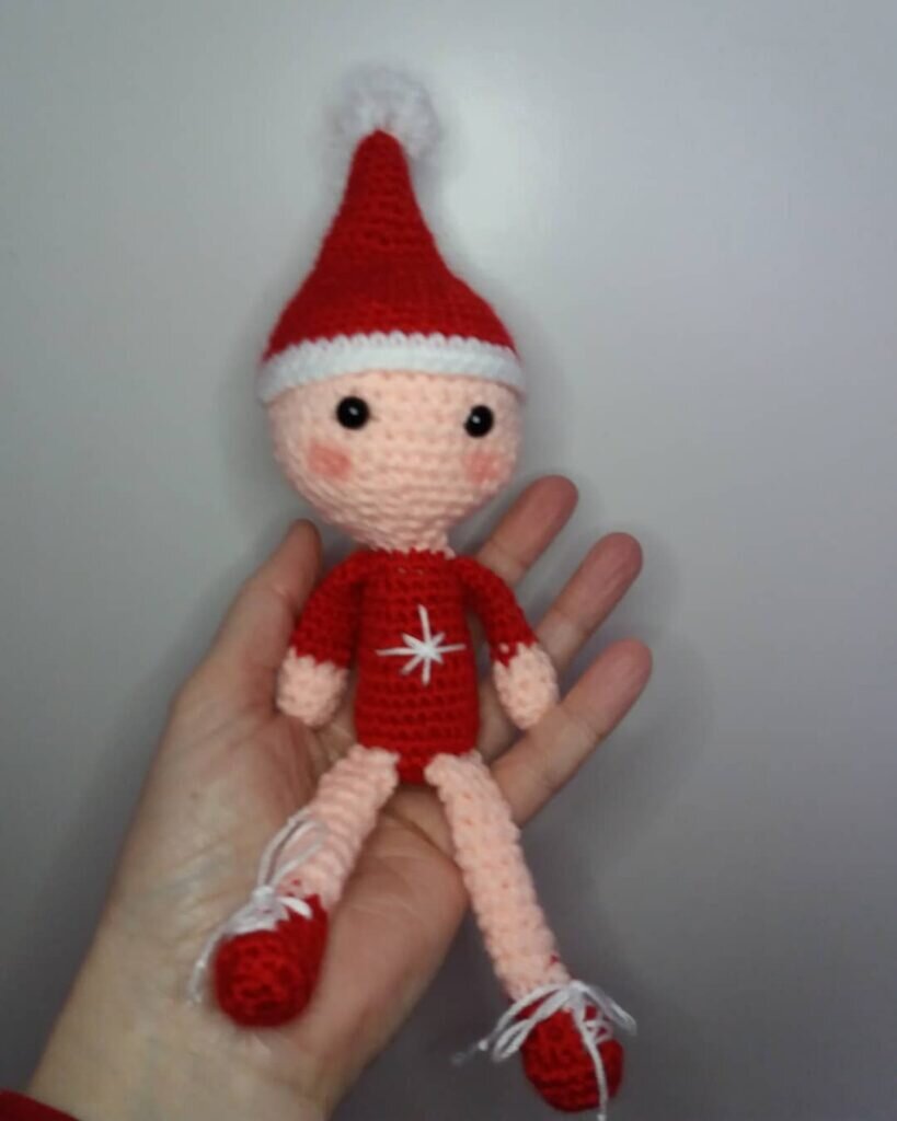 Amigurumi Christmas Elf Crochet Pattern 2