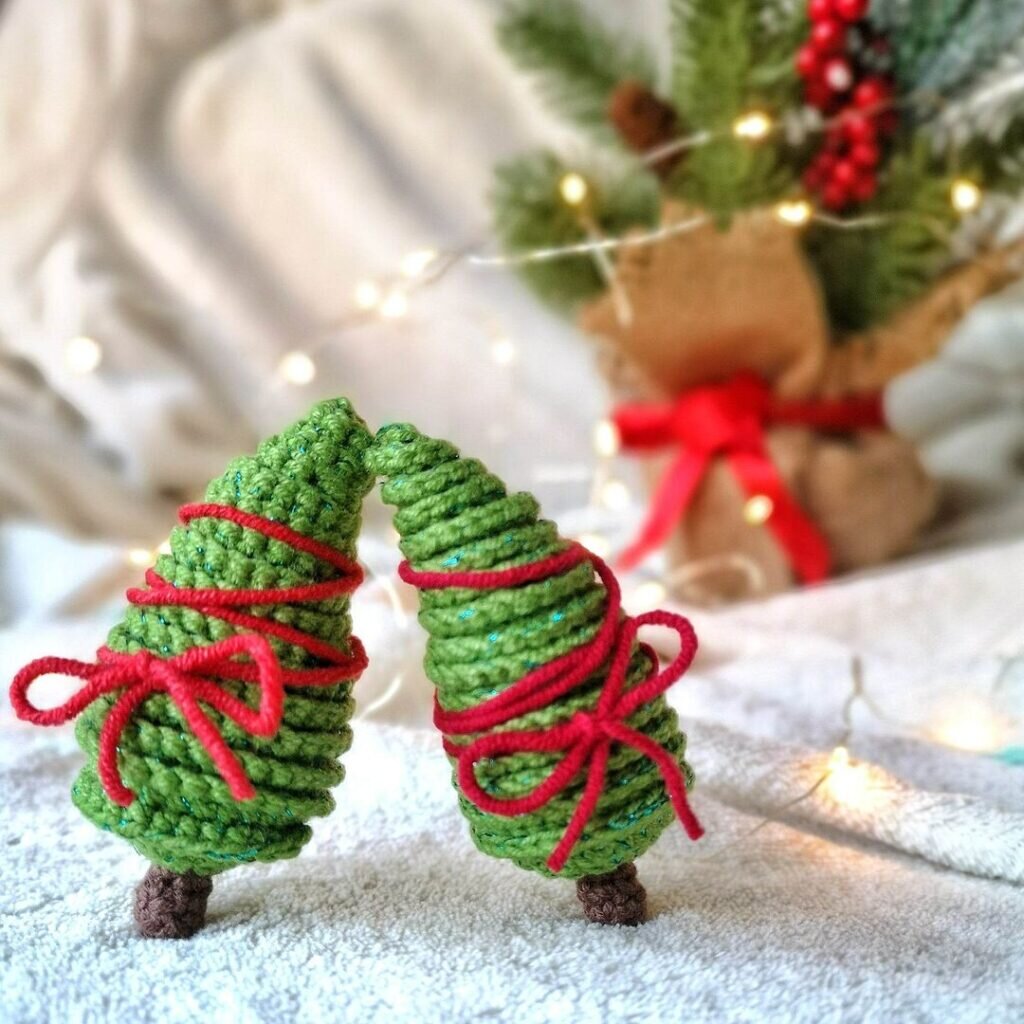 Amigurumi Christmas Trees Free Pattern 1