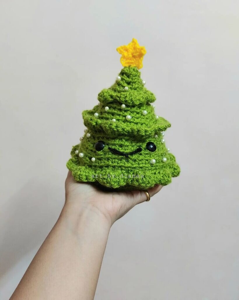 Amigurumi Christmas Trees Free Pattern 6