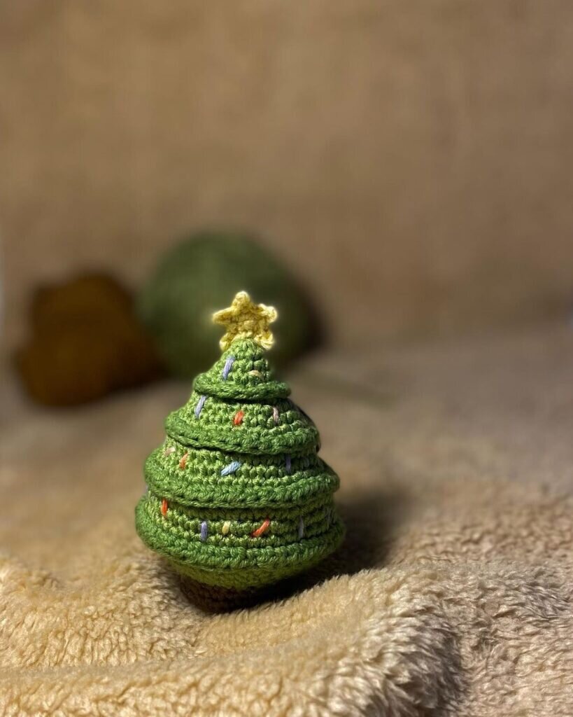 Amigurumi Christmas Trees Free Pattern 7