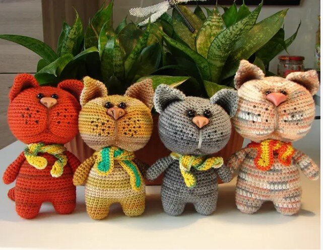 Amigurumi Chubby Cats Crochet Pattern