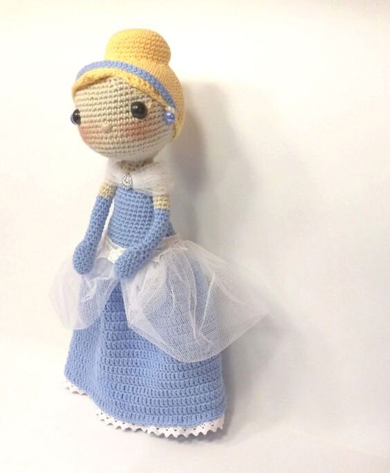 Amigurumi Cinderella Toy Free Pattern 19