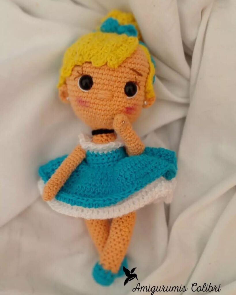 Amigurumi Cinderella Toy Free Pattern 5