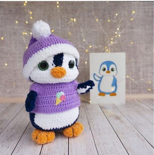 Amigurumi Color Penguin Free Pattern 2