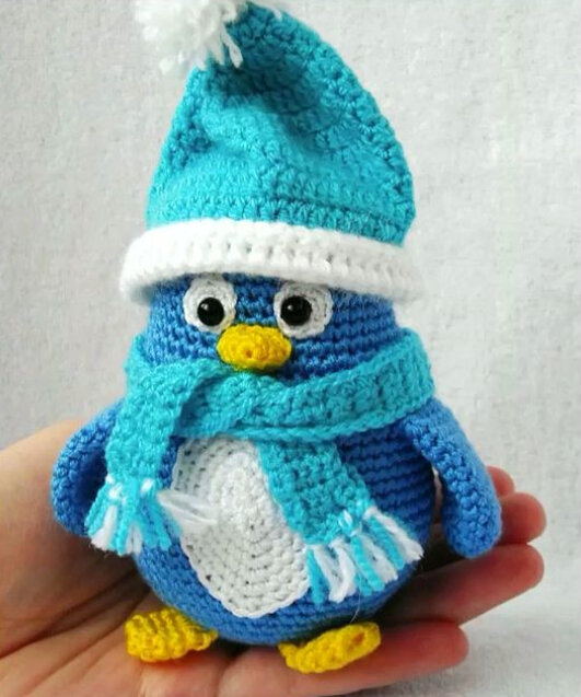 Amigurumi Color Penguin Free Pattern 5