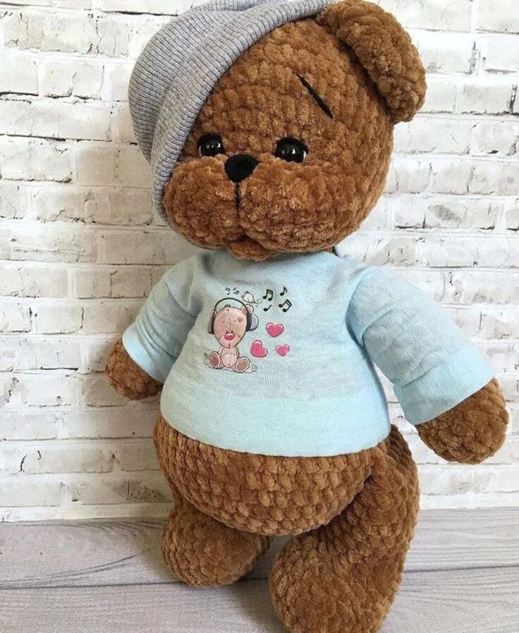 Amigurumi Crochet Brown Plush Bear Pattern 4