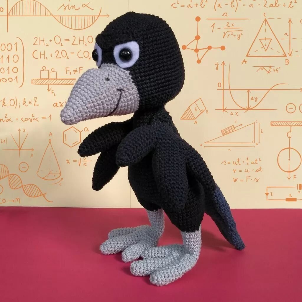 Amigurumi Crow Free Pattern 4