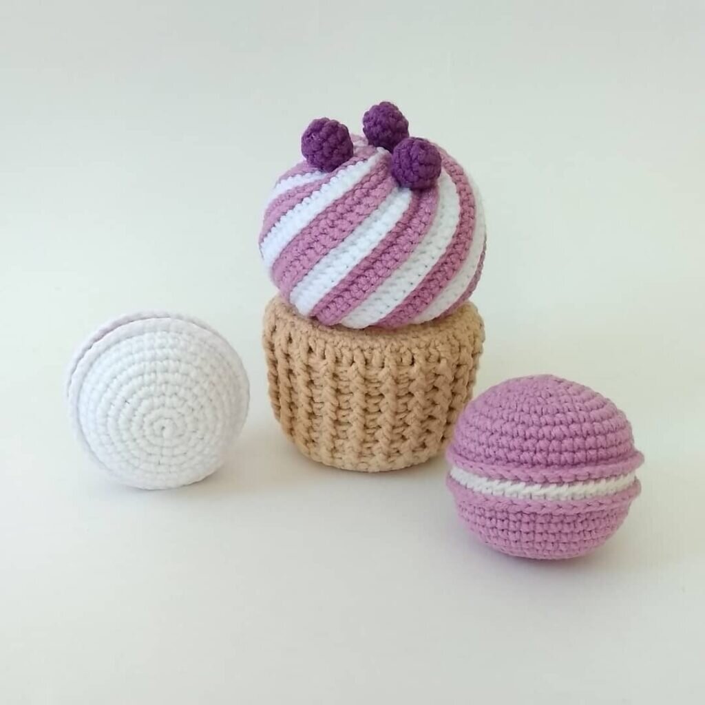 Amigurumi Cupcake Free Pattern 6