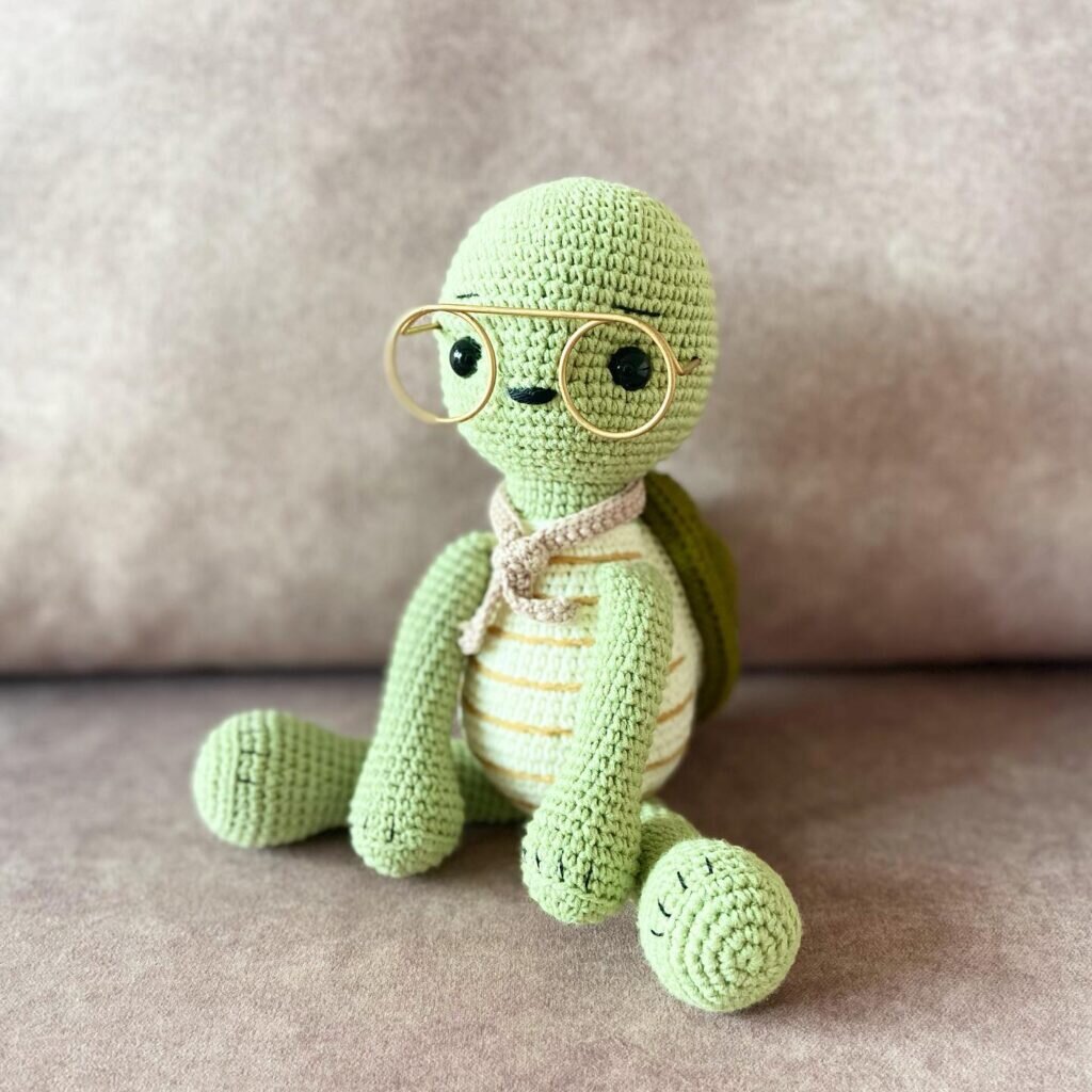 Amigurumi Cute Turtle Free Pattern 7