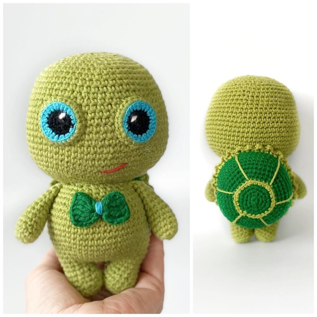 Amigurumi Cute Turtle Free Pattern 8