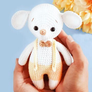 Amigurumi Cute White Mouse Free Pattern