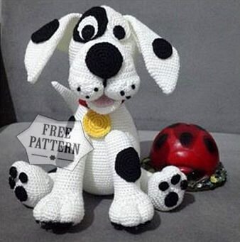 Amigurumi Dalmatian Dog Free Pattern 3