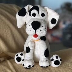 Amigurumi Dalmatian Dog Free Pattern 7