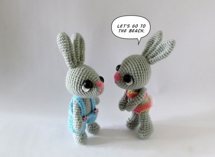 Amigurumi Dear Rabbits Free Pattern 2