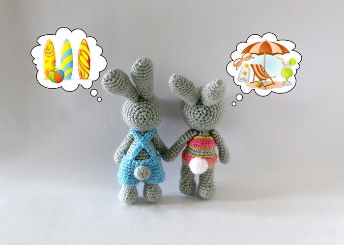 Amigurumi Dear Rabbits Free Pattern 3