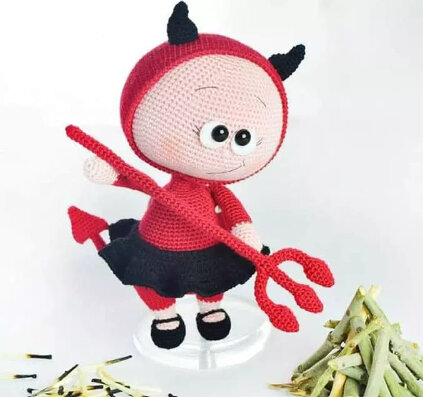 Amigurumi Devil Costume Free Crochet Pattern