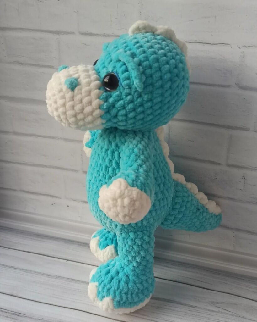 Amigurumi Dinosaur Free Pattern 3