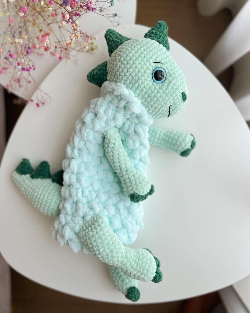 Amigurumi Dinosaur Free Pattern 5