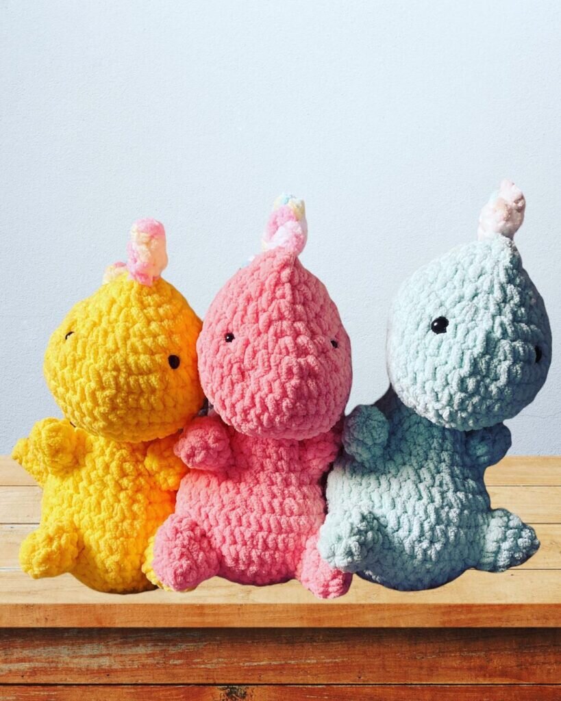 Amigurumi Dinosaur Free Pattern 6