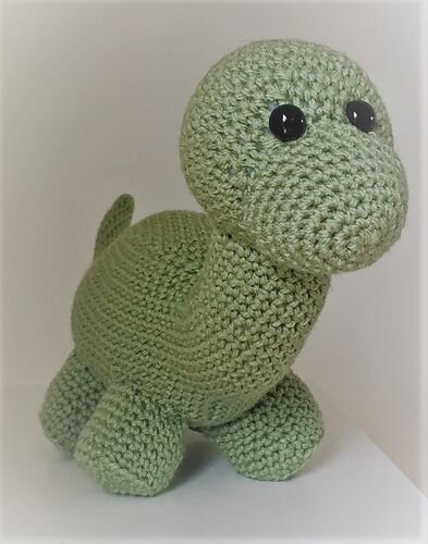 Amigurumi Dinosaur Triceratops Free Pattern 6