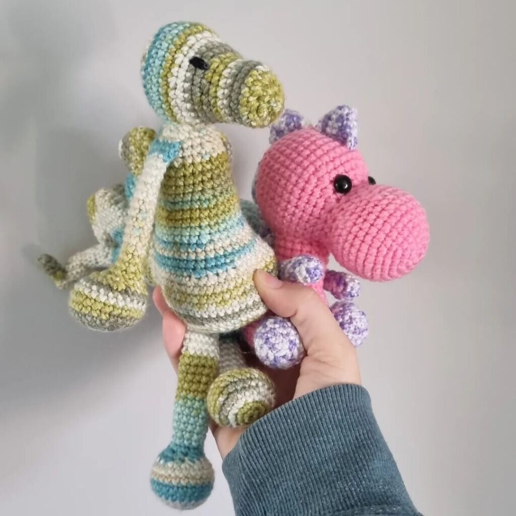 Amigurumi Dinosaurs Free Pattern 3