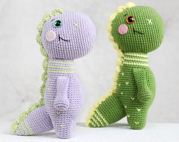 Amigurumi Dinosaurs Free Pattern