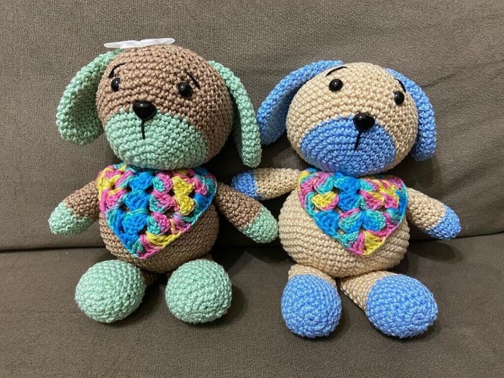 Amigurumi Dog in Love Free Pattern 6