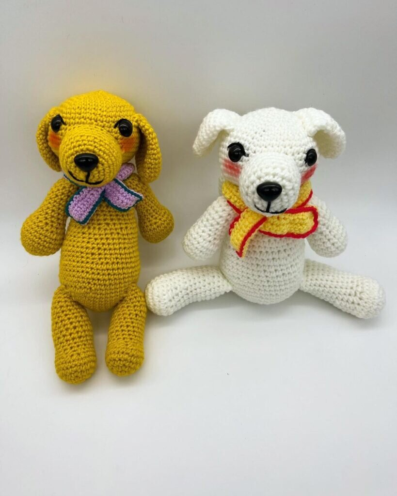 Amigurumi Dog in Love Free Pattern 7