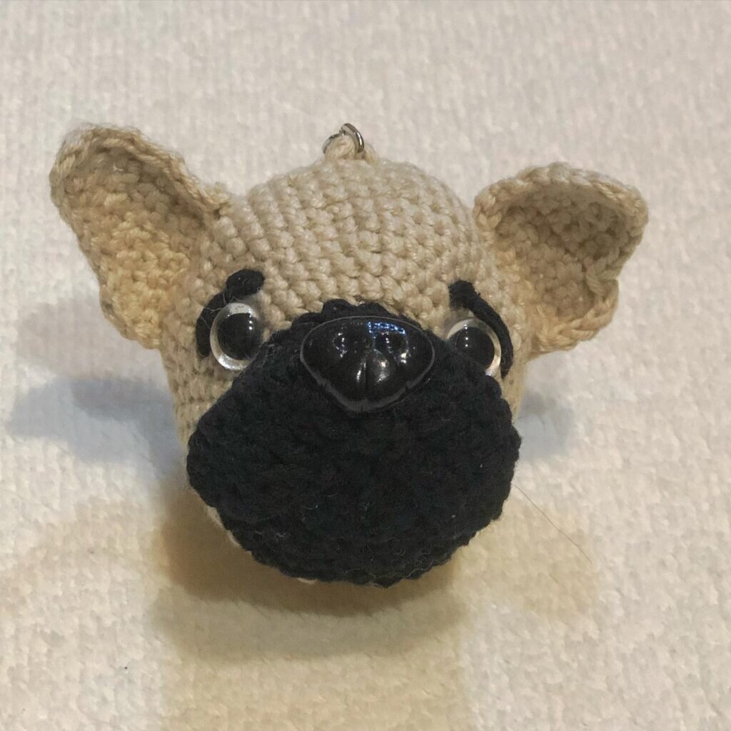 Amigurumi Dog Keychain Free Pattern 2