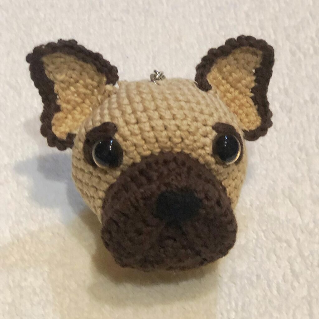 Amigurumi Dog Keychain Free Pattern 4