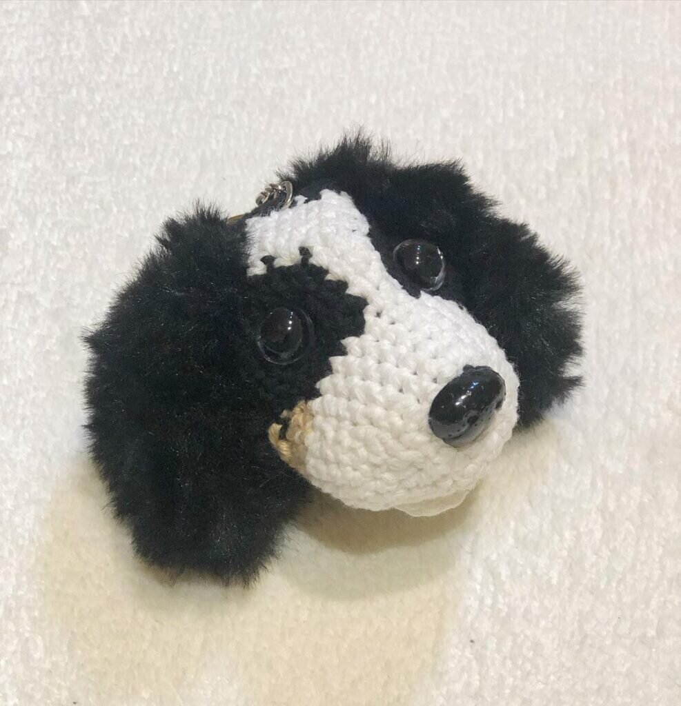 Amigurumi Dog Keychain Free Pattern 5