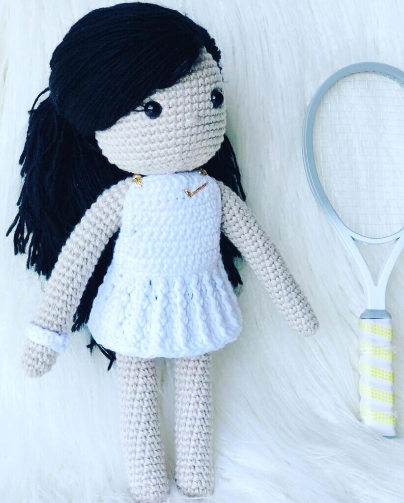 Amigurumi Doll Tennis Player Free Pattern 3