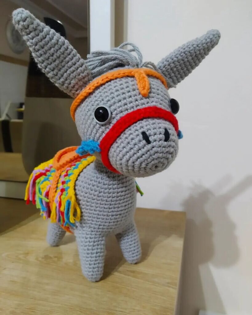 Amigurumi Donkey Free Crochet 5