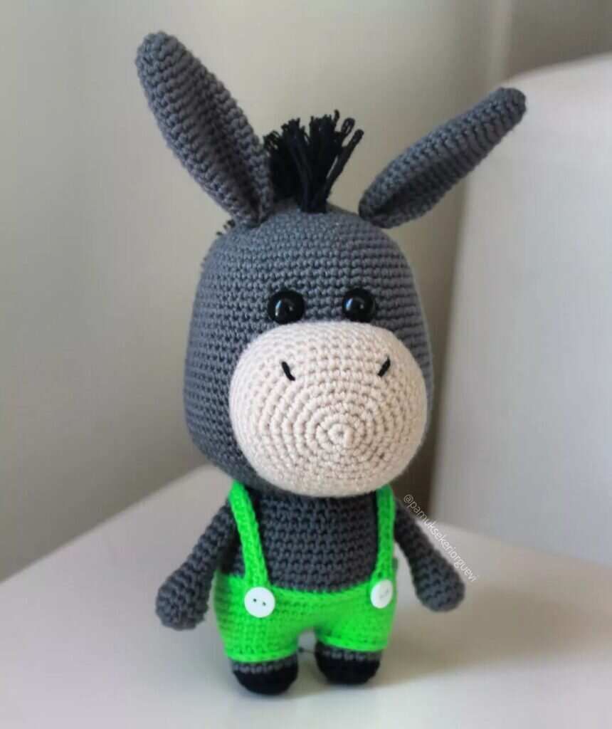 Amigurumi Donkey Free Crochet 7