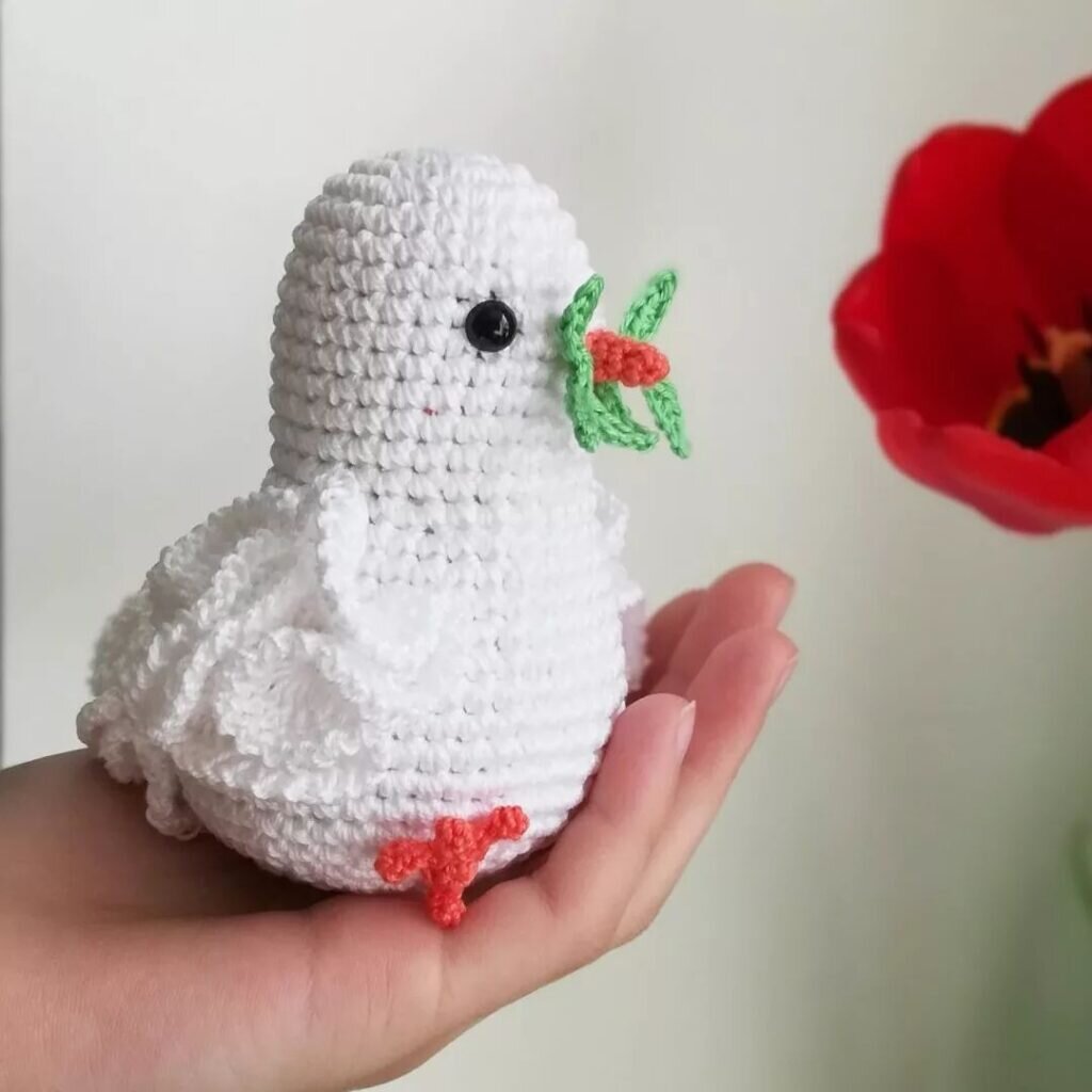 Amigurumi Dove Free Pattern 1