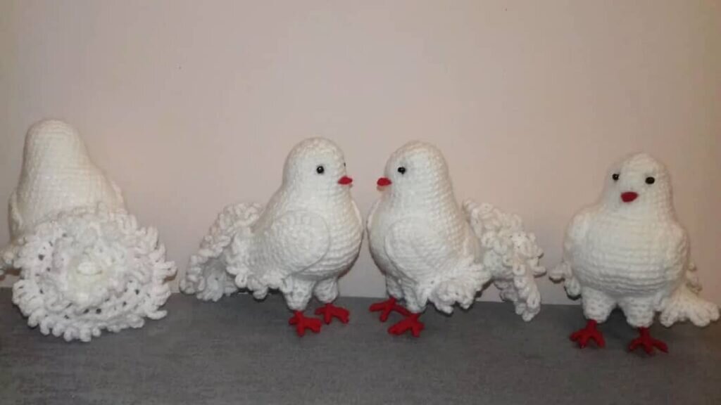 Amigurumi Dove Free Pattern 5