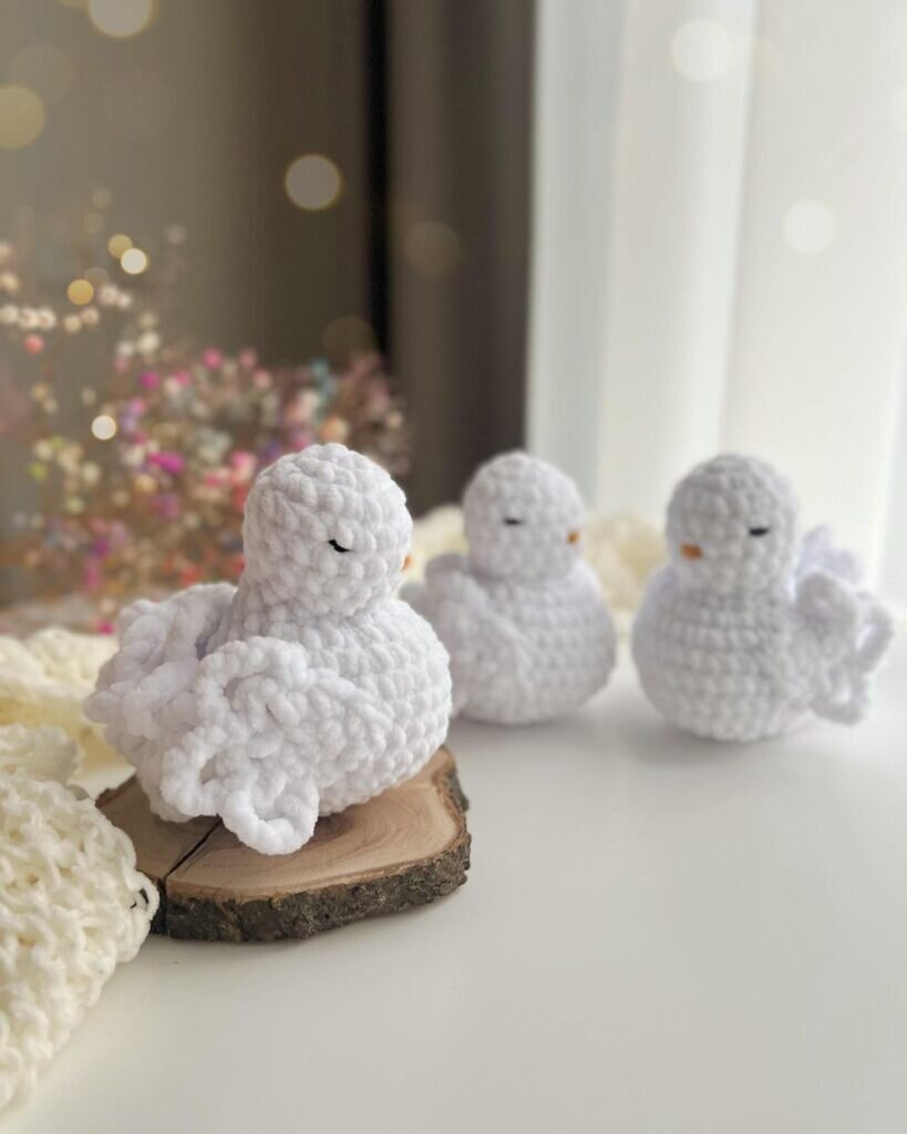 Amigurumi Dove Free Pattern 6