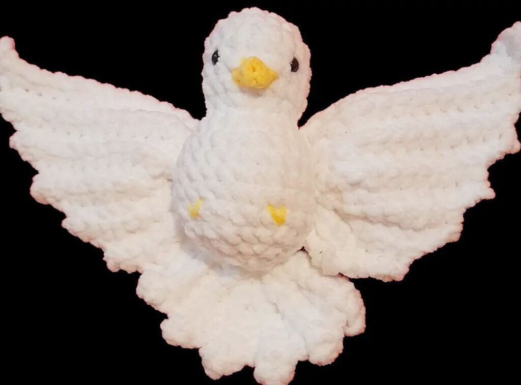 Amigurumi Dove Free Pattern 8